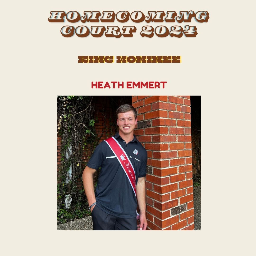 image of Homecoming Court King Nominee Heath Emmert