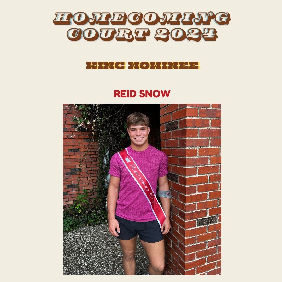 image of Homecoming Court King Nominee Reid Snow