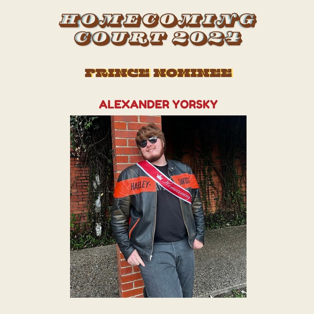 image of Homecoming Court Prince Nominee Alexander Yorsky