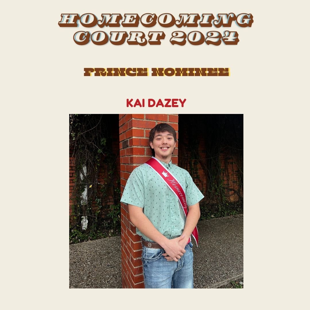 image of Homecoming Court Prince Nominee Kai Dazey