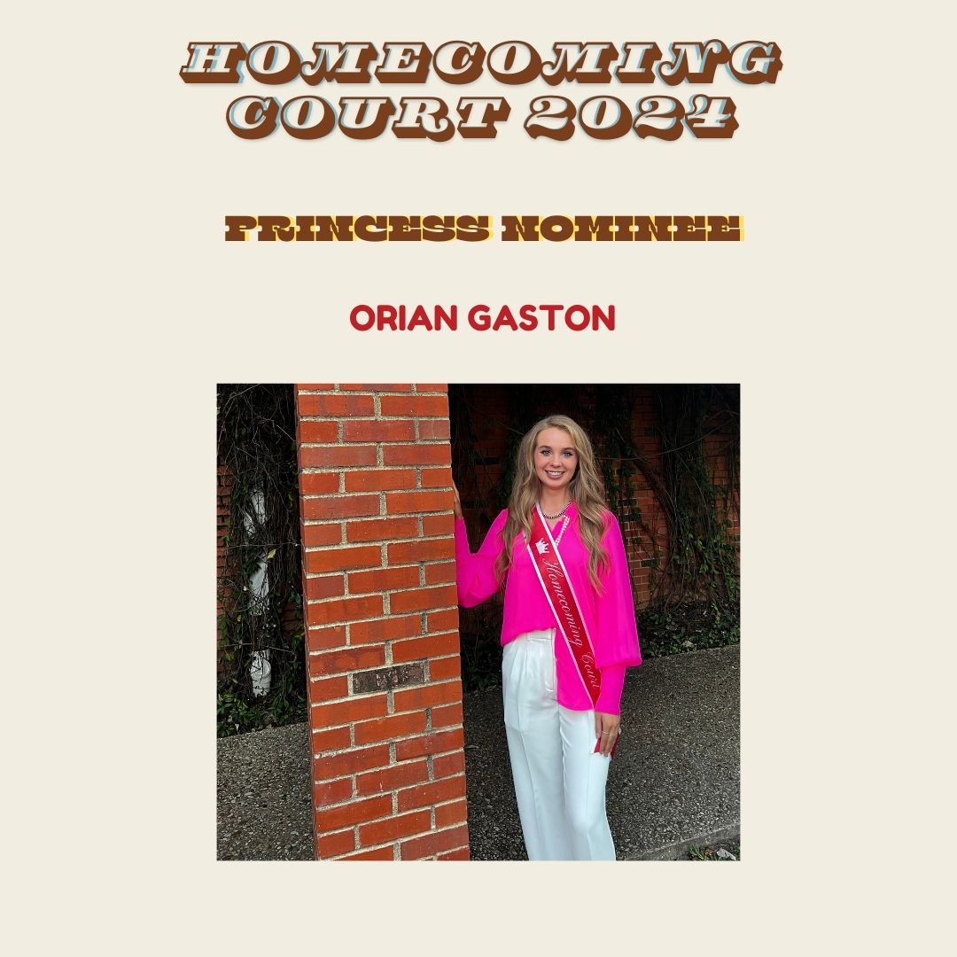 image of Homecoming Court Princess Nominee Orion Gaston
