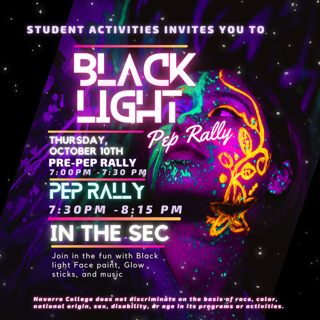 image of Blacklight Rally advertisement
